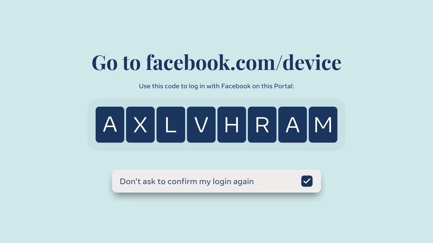 Portal TV — Login code